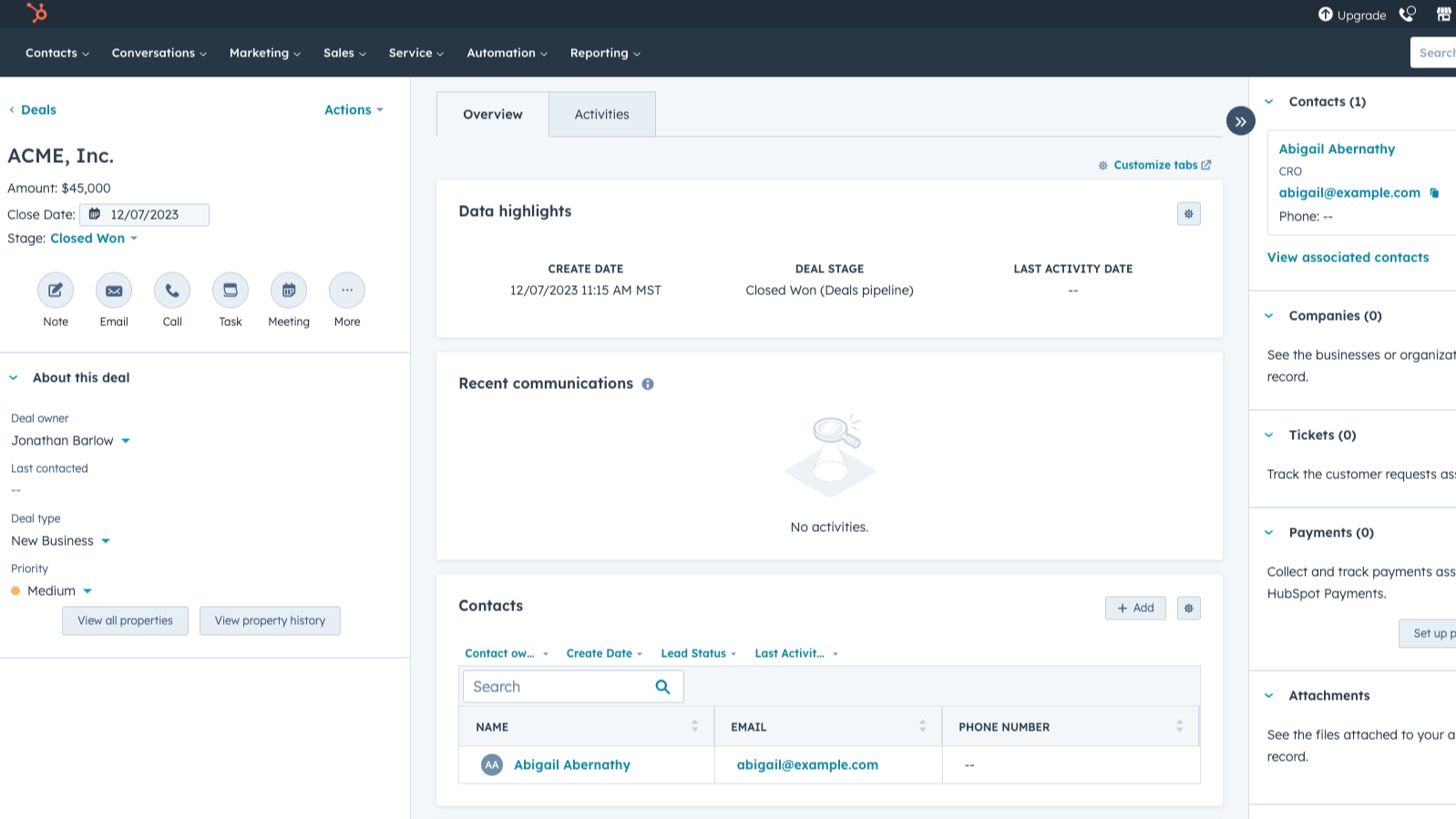 Import deals as soon as they close in HubSpot